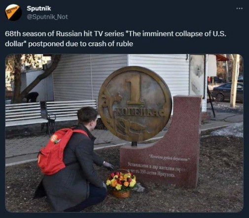 Co udělá rubel ve větru a dešti?